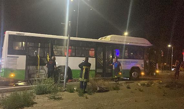 15 yaşındaki çocuk, kontağı üzerinde olan halk otobüsünü kaçırdı !
