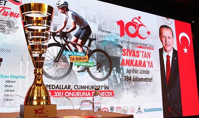 784 kilometrelik 100. Yıl Bisiklet Turu lansmanı Samsun'da yapıldı