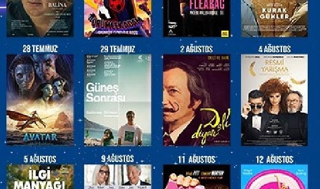 Akmerkez'de açık hava sinema gösterimleri başlıyor