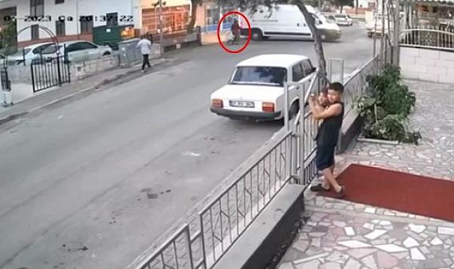 Annesini ziyaretten dönen kadının öldüğü kaza kamerada