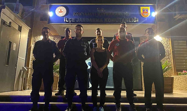 Antalya&#039;da antik kentte mahsur kalan şahıs kurtarıldı