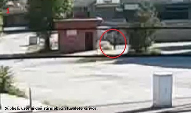 Ayakkabıcıya kezzaplı saldırı şüphelisi, çarşaf giyen erkek çıktı