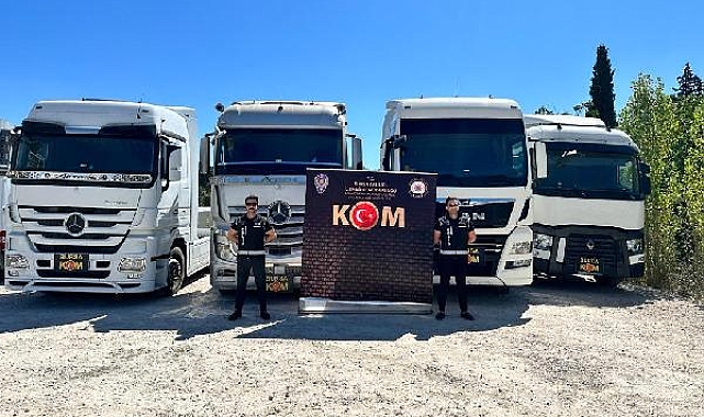 Bursa merkezli 4 ilde 'TIRansformers' operasyonu; 13 gözaltı