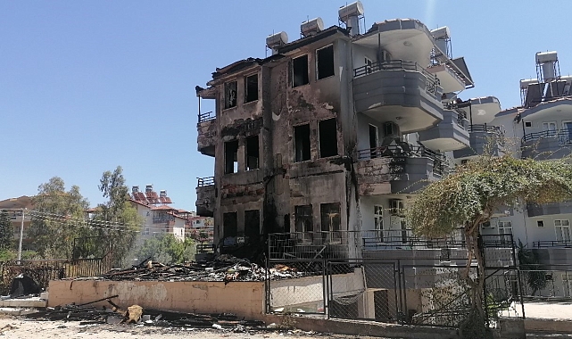 Depoda çıkan yangın korku dolu anlar yaşattı