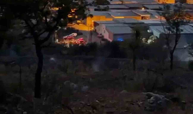 Gazipaşa'da hazineye ait bozuk ormanlık alanda yangın çıktı