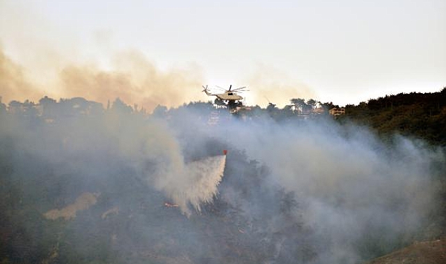 Hatay'daki orman yangını 2'nci gününde