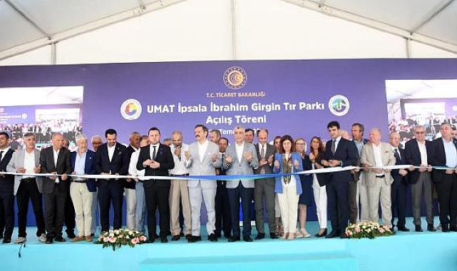 İpsala'da TIR parkı açan Bakan Bolat: İhracatta gümrük kapılarımızın altyapısı önemli