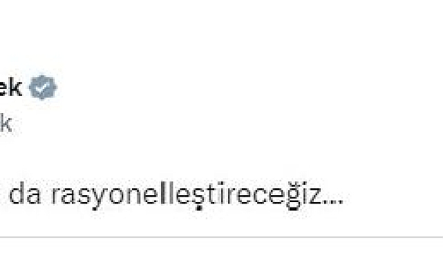 Kamu kurumlarına 'tasarruf' genelgesi