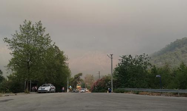 Kemer'deki orman yangını 4'üncü gününde