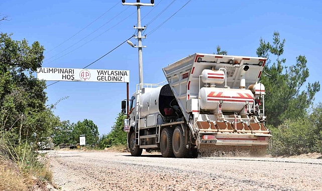 Konyaaltı Belediyesi, Alim Pınarı Yaylası'nın yol sorununu çözdü