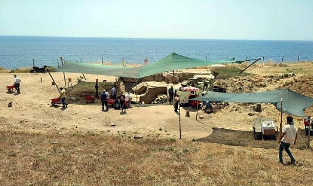 Perinthos Antik Kenti'ndeki tiyatronun oturma sıralarına ait izler bulundu