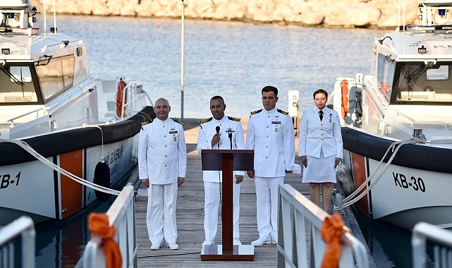 Sahil Güvenlik Antalya Grup Komutanlığı'nda devir teslim töreni