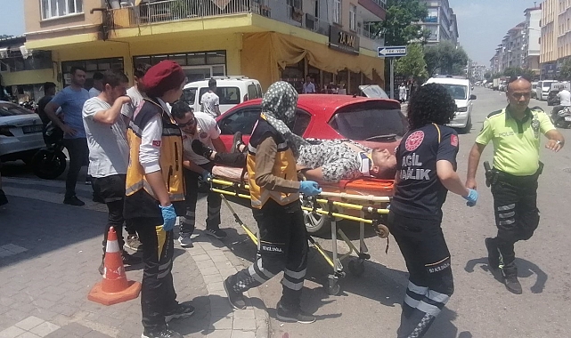 Sinyalsiz dönüş kaza getirdi