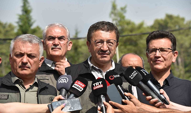 Tarım ve Orman Bakan Yardımcısı Veysel Tiryaki: "Kemer yangını kontrol altına alınabilmiş değil"