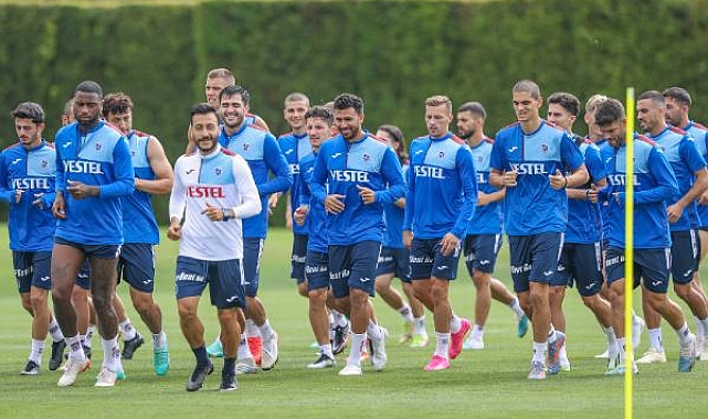 Trabzonspor'da yeni sezon hazırlıkları sürüyor