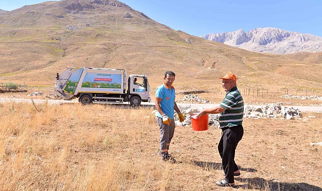 Alanya'da yaylaların çöp sorunu çözüldü