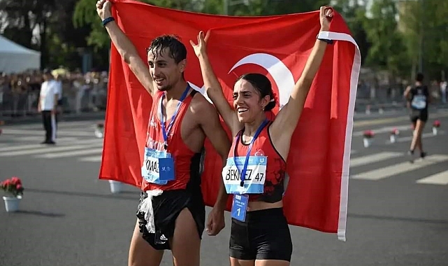 ALKÜ'lü milli sporcu Çin'den altın madalyayla döndü