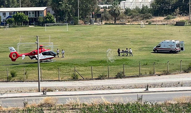 Ambulans helikopter karaciğer enfeksiyonu kapan hasta için havalandı