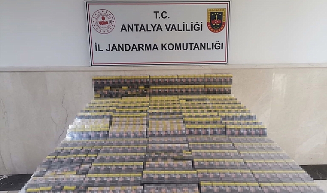 Antalya'da 5 bin 150 paket kaçak sigara ele geçirildi