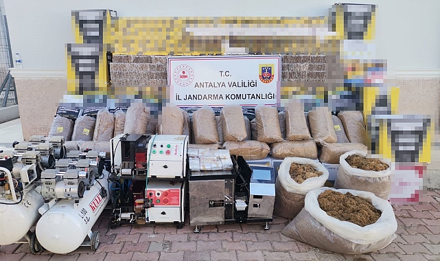 Antalya'da kaçak sigaraya geçit yok
