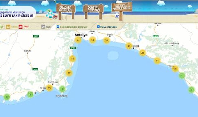 Antalya'nın deniz suyu ölçümleri 'mükemmel'