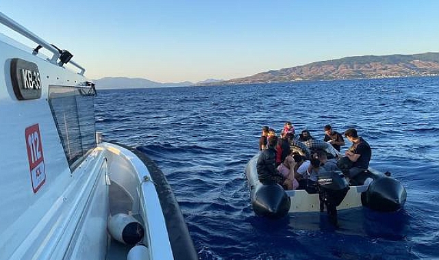 Bodrum açıklarında 13 kaçak göçmen yakalandı, 25 kaçak göçmen kurtarıldı