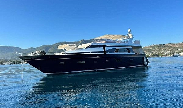 Bodrum'da motoryatta 56 kaçak göçmen yakalandı