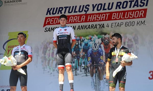Kurtuluş Yolu Bisiklet Turu'nun Havza-Amasya etabı tamamlandı
