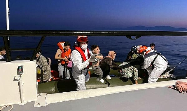 Kuşadası'nda 38 kaçak göçmen yakalandı