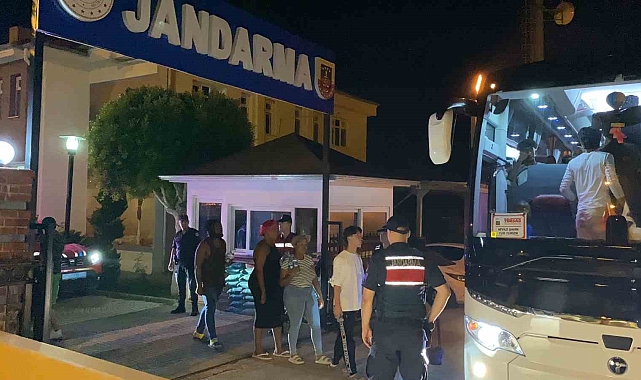 Manavgat'ta çalışma izni olmayan 29 yabancı uyruklu şahıs yakalandı