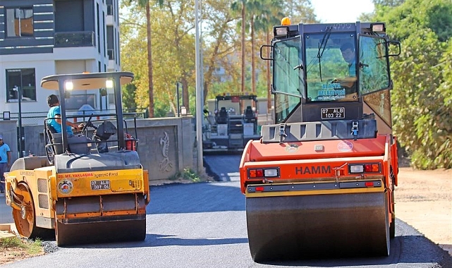 Oba Mahallesi'nde asfalt çalışması tamamlandı