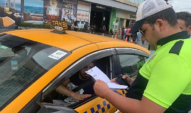 Taksim'de taşkınlık yapan taksici gözaltına alındı