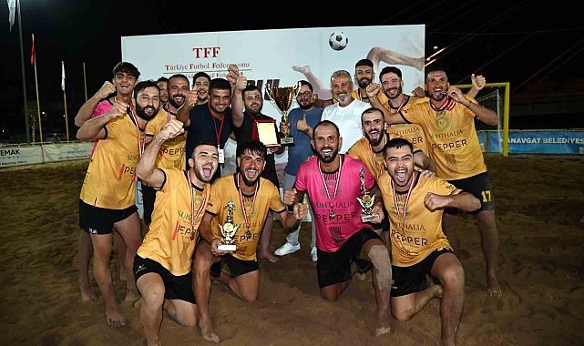 Türkiye Plaj Futbol Ligi'nin Manavgat etabı sona erdi