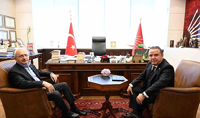 Başkan Böcek, Kılıçdaroğlu ile yerel seçimleri konuştu