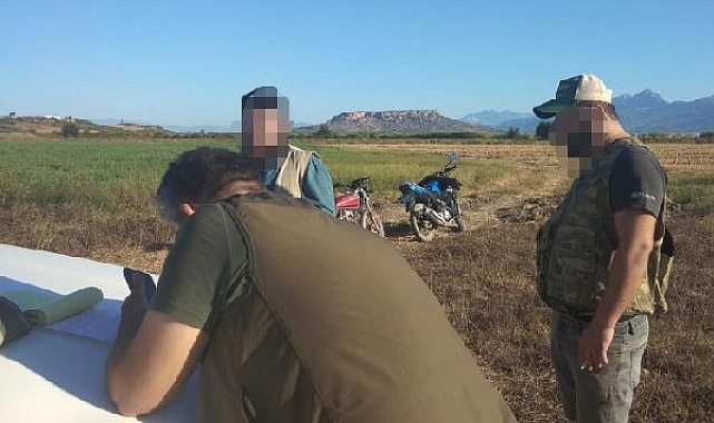 Bıldırcın sesi çıkaran cihazla avlanan 9 kişiye, 34 bin 851 lira ceza