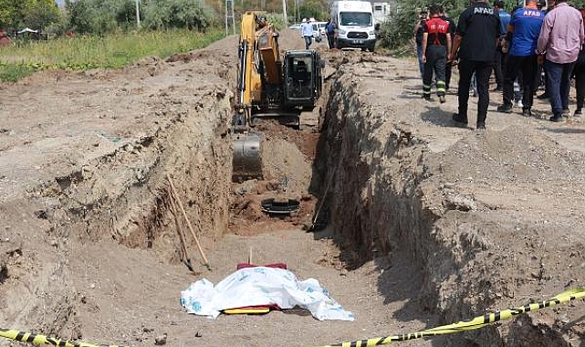 Çankırı'da altyapı çalışmasında göçük: 1 işçi öldü