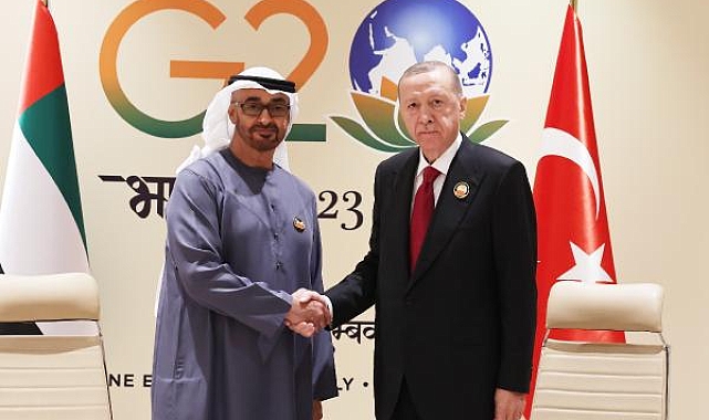 Cumhurbaşkanı Erdoğan, BAE Devlet Başkanı Al Nahyan ile görüştü