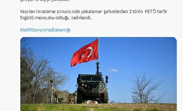 MSB: Yunanistan'a geçmeye çalışan 2'si FETÖ menbusu, 8 kişi yakalandı