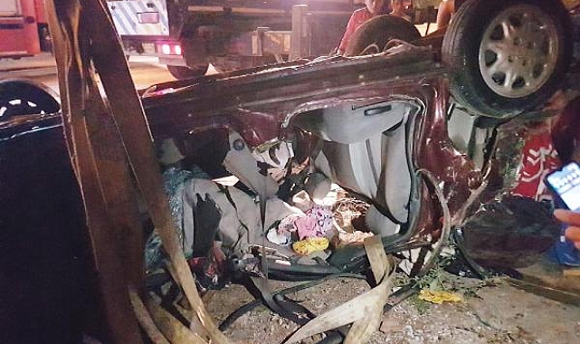 Otomobil kanala uçtu: 4 ölü, 3 yaralı