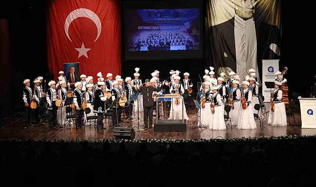 Tattimbet Akademik Halk Çalgıları Orkestrası Cumhuriyetin 100. Yılına özel konser düzenledi