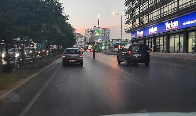 Trafikte scooter tehlikesi