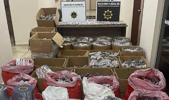 Uyuşturucu imalathanesine baskında 439 bin hap ele geçirildi; 4 gözaltı
