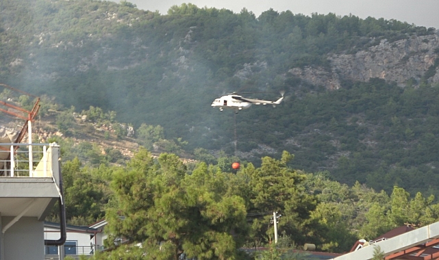 Alanya'da orman yangını