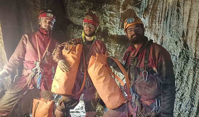 Antalya'da bulunan Türkiye'nin en derin 10. mağarası haritalandırıldı