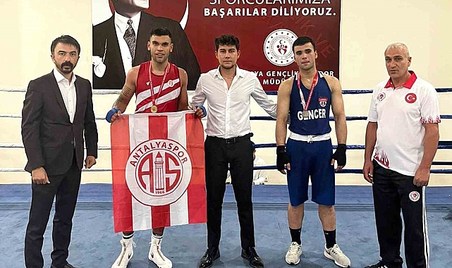 Antalyasporlu boksör Muhammet Ali, Antalya şampiyonu oldu