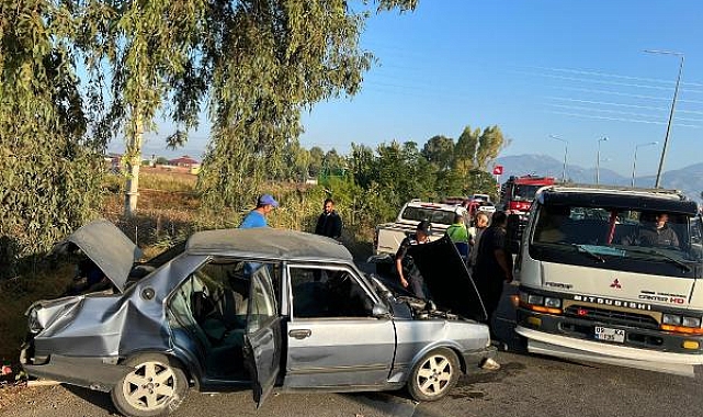 Aydın'da zincirleme kaza; 1 ölü, 5 yaralı