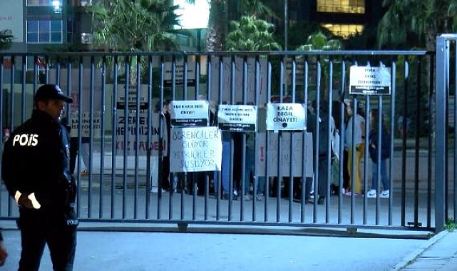 Aydın'daki asansör kazası İstanbul'da birçok KYK yurdunda protesto edildi