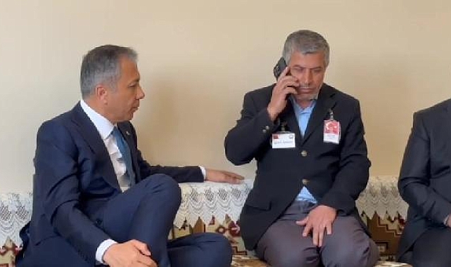 Cumhurbaşkanı Erdoğan, şehit polis memuru Ermiş'in babasıyla görüştü