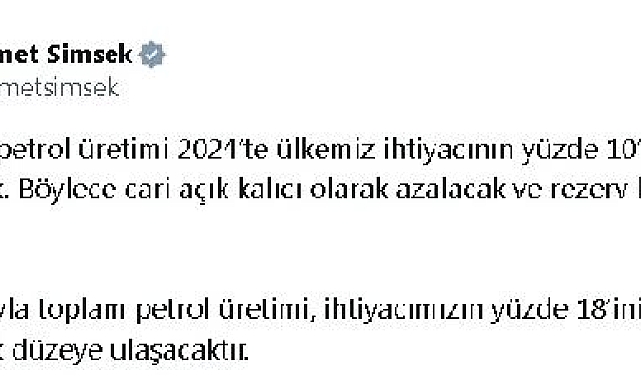 Gabar petrolü ile ilgili açıklama