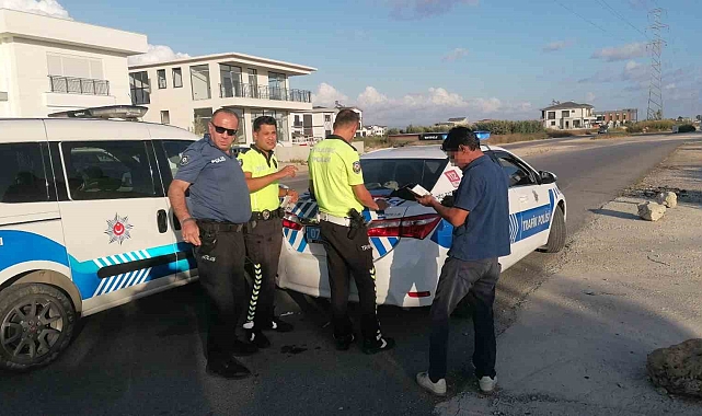 Kendisine çarpıp kaçan alkollü sürücüyü önünü keserek yakaladı